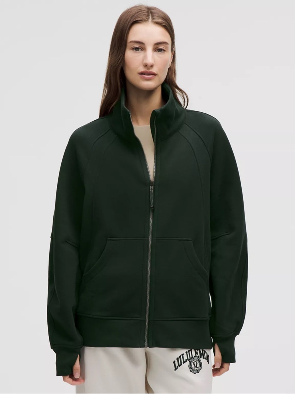Lululemon Scuba Oversized Funnel-Neck Full Zip